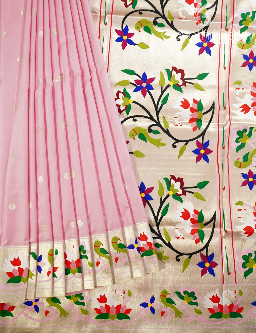 SEMI PAITHANI SAREE-SPS95