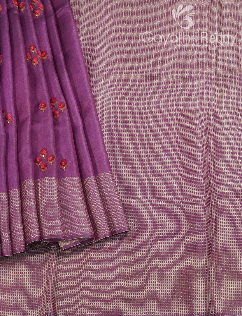 PURE DESI TUSSAR HANDWORK SAREE-TS1574