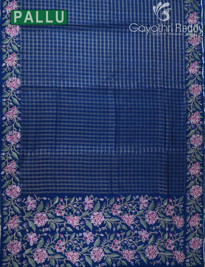 KHADI SILK WORK SAREE-KSW76