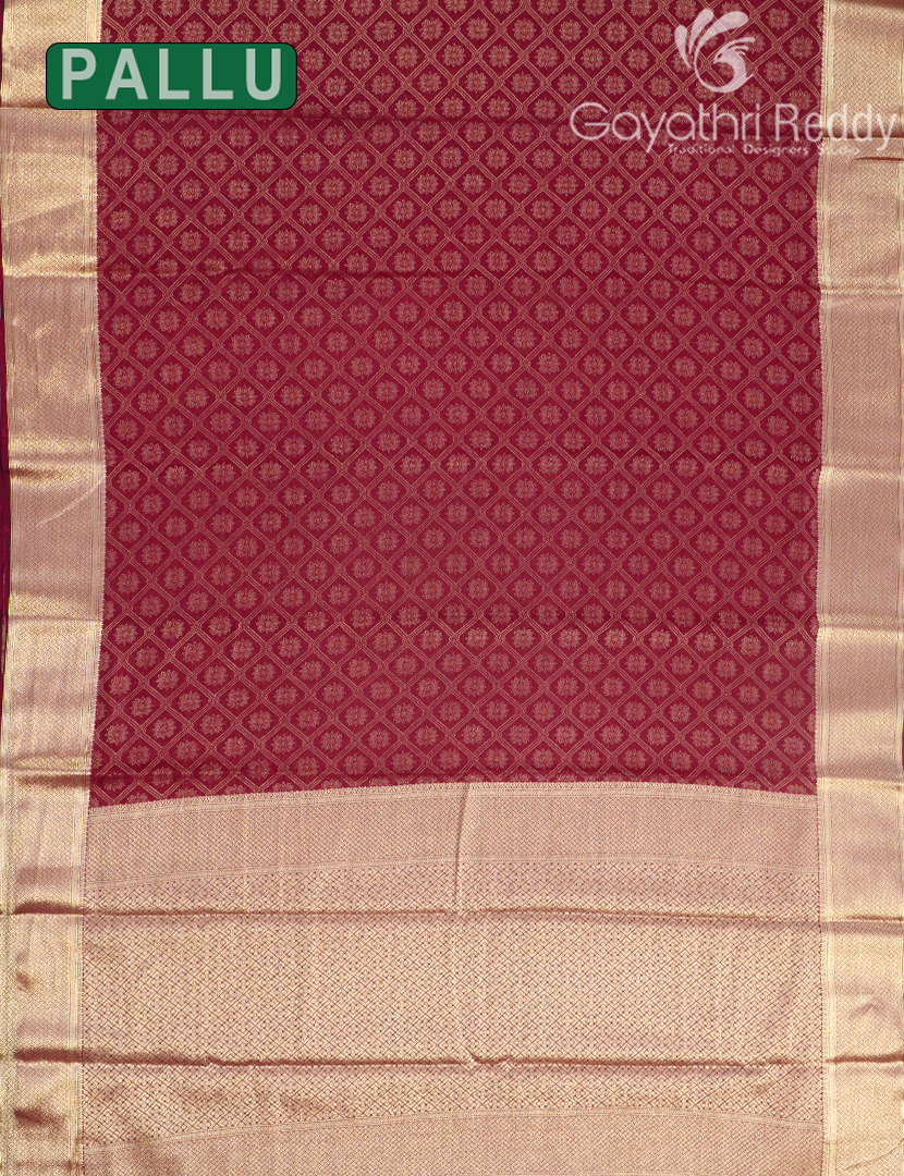 SEMI MYSORE CRAPE SAREE-SMC314