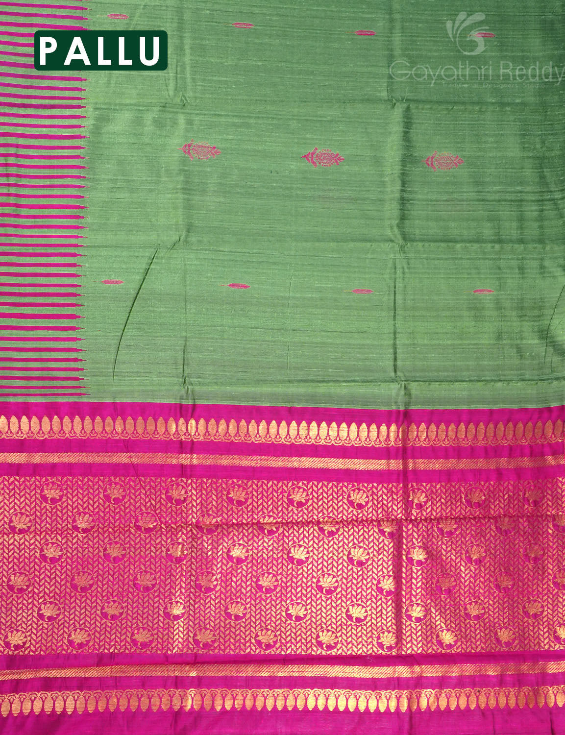 PURE KHADI PATTU SAREE-KHP1307