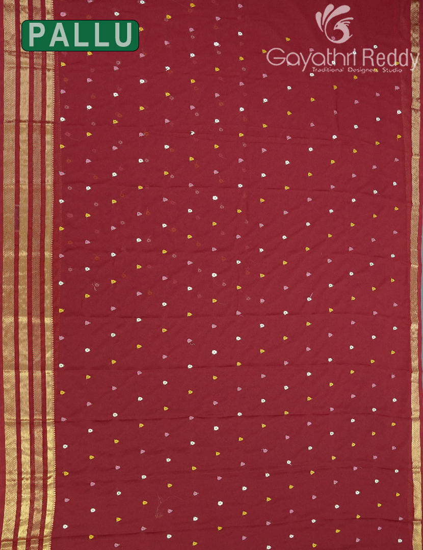 CHIFFON FANCY SAREE-PCF314
