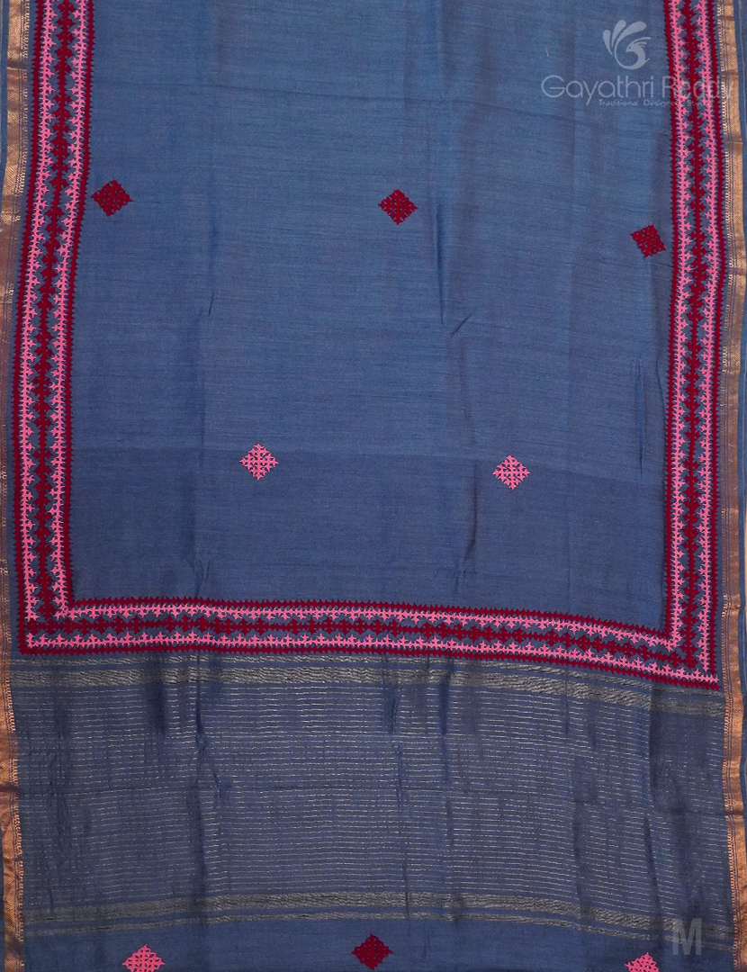 PURE DESI TUSSAR HAND WORK-TS1244