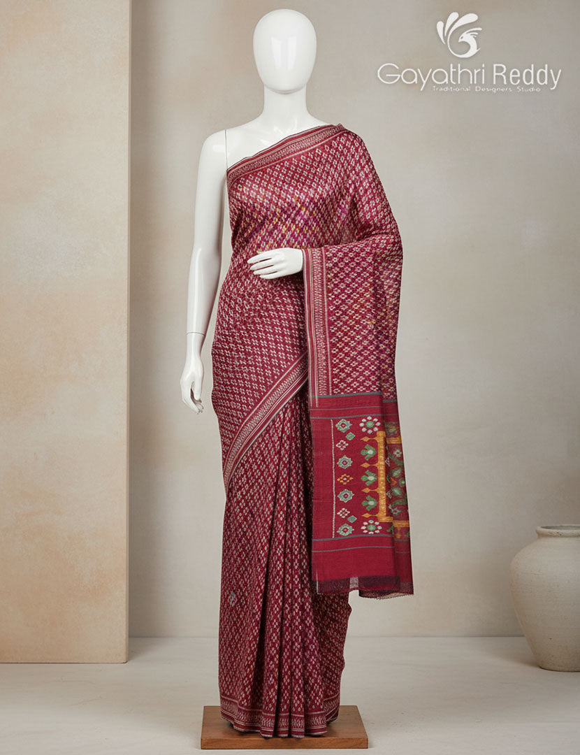 PURE IKKAT COTTON (H.L) SAREE-IKC1053