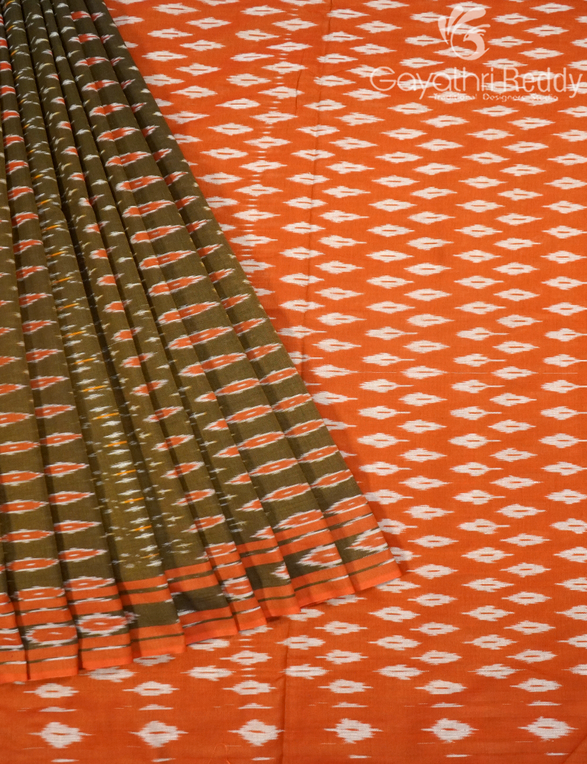 PURE IKKAT COTTON SAREE-IKC1110