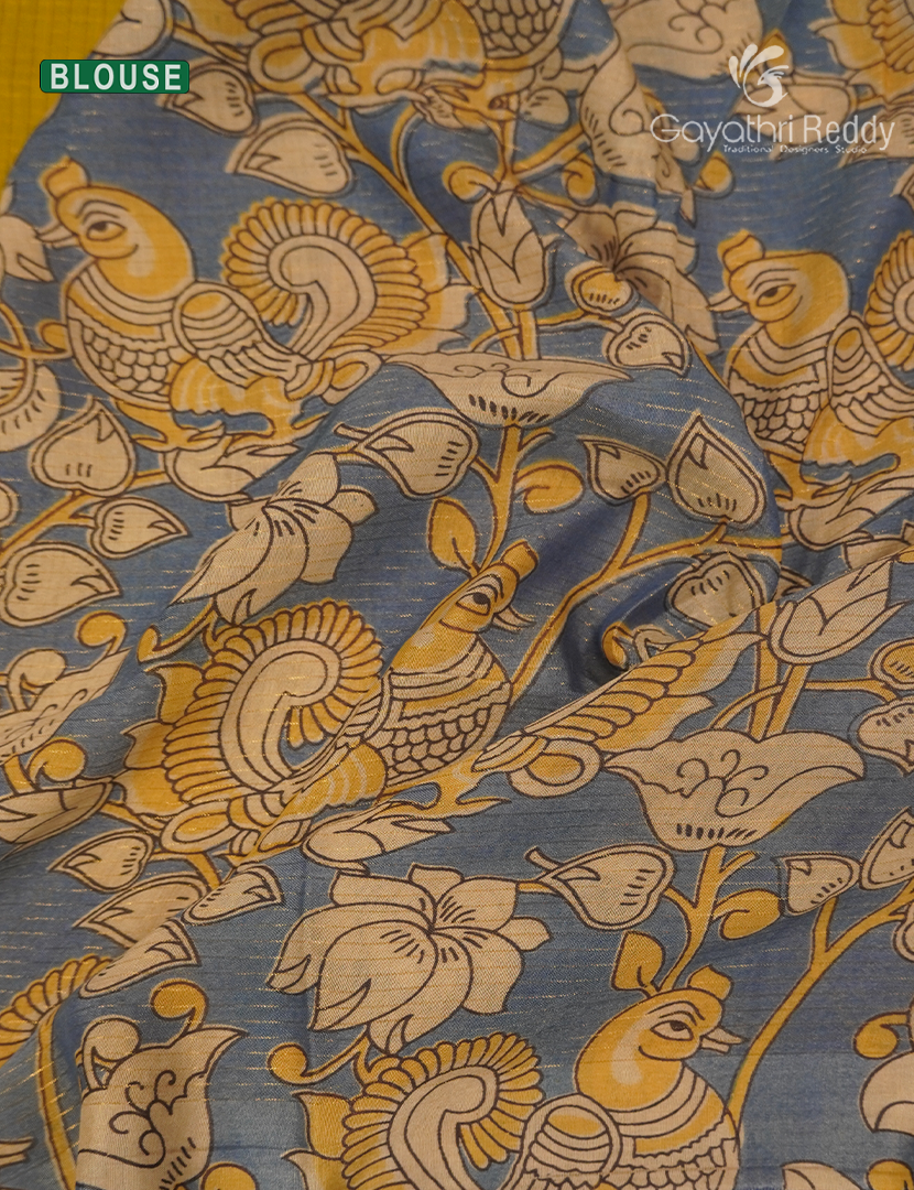 Pure Munga Silk Saree in Yellow