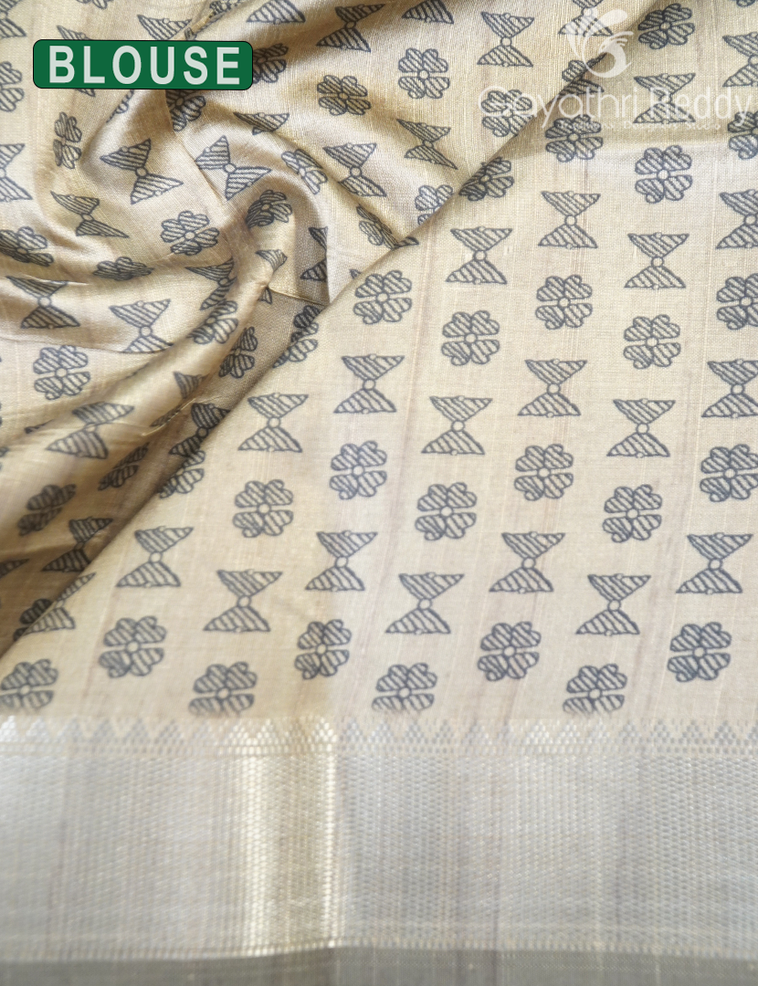 SEMI TUSSAR SAREE-ST1163