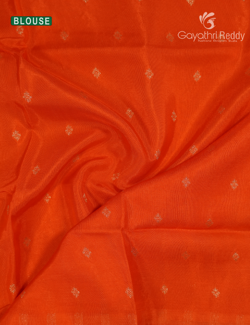 Semi Mysore Crepe Saree in Deep Brown