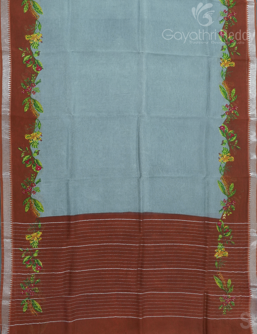 MANGALAGIRI PATTU PRINTED SAREE-MGP1103