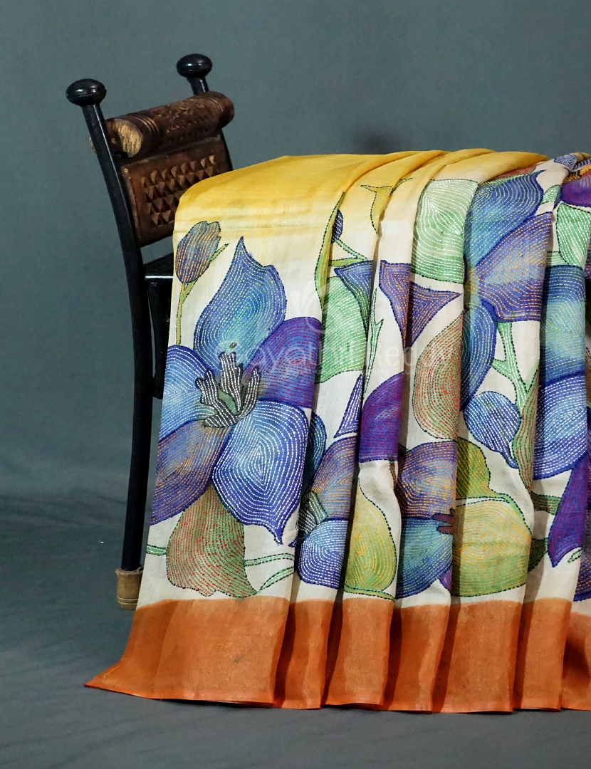 PURE DESI TUSSAR KANTA WORK-TS725