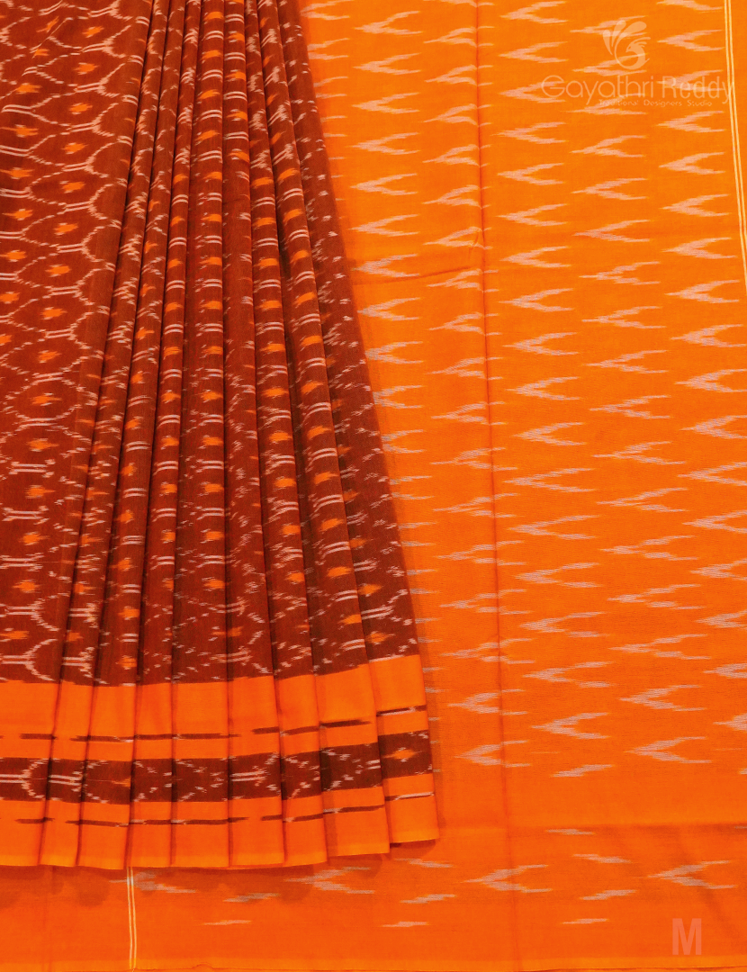 PURE IKKAT COTTON (WITHOUT BLOUSE)-IKC1004