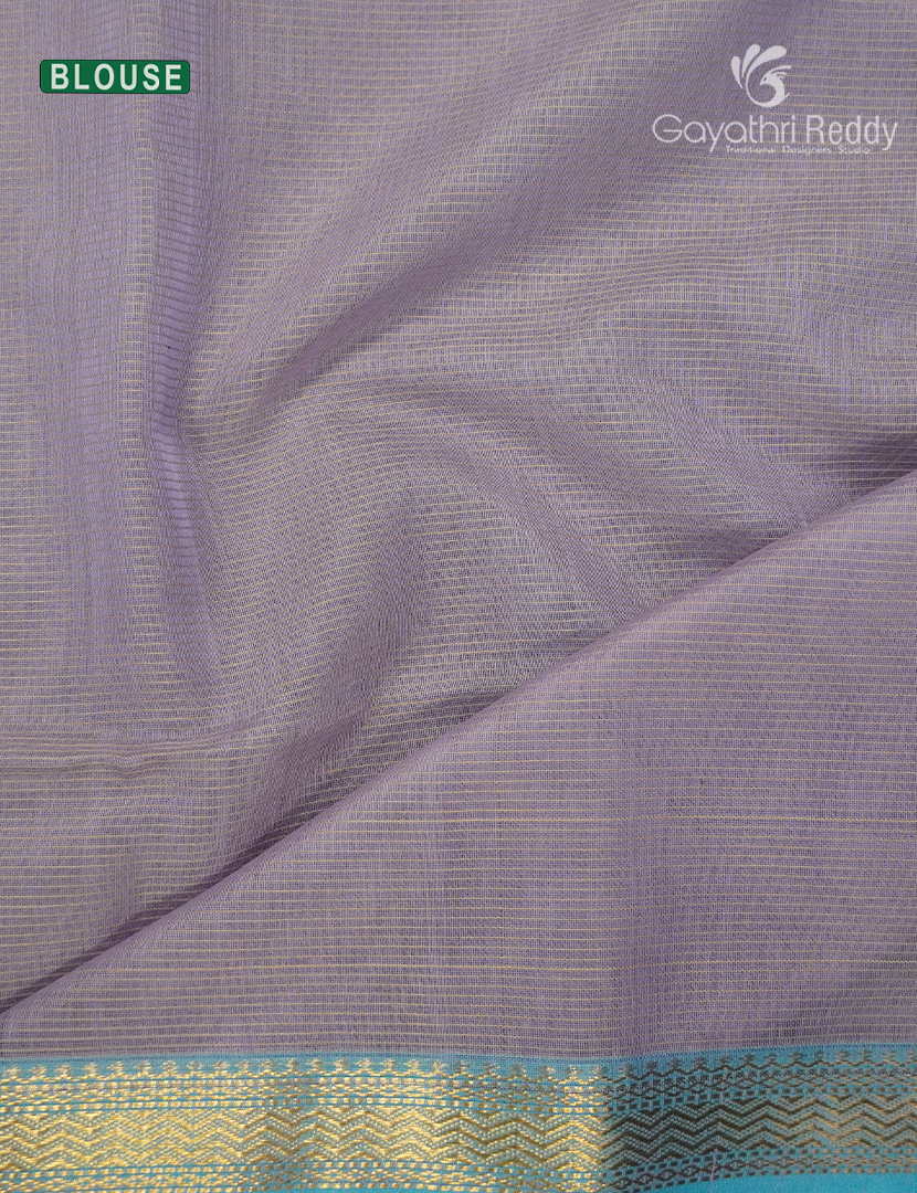 Pure Chanderi Sico Saree in Pastel Lavender