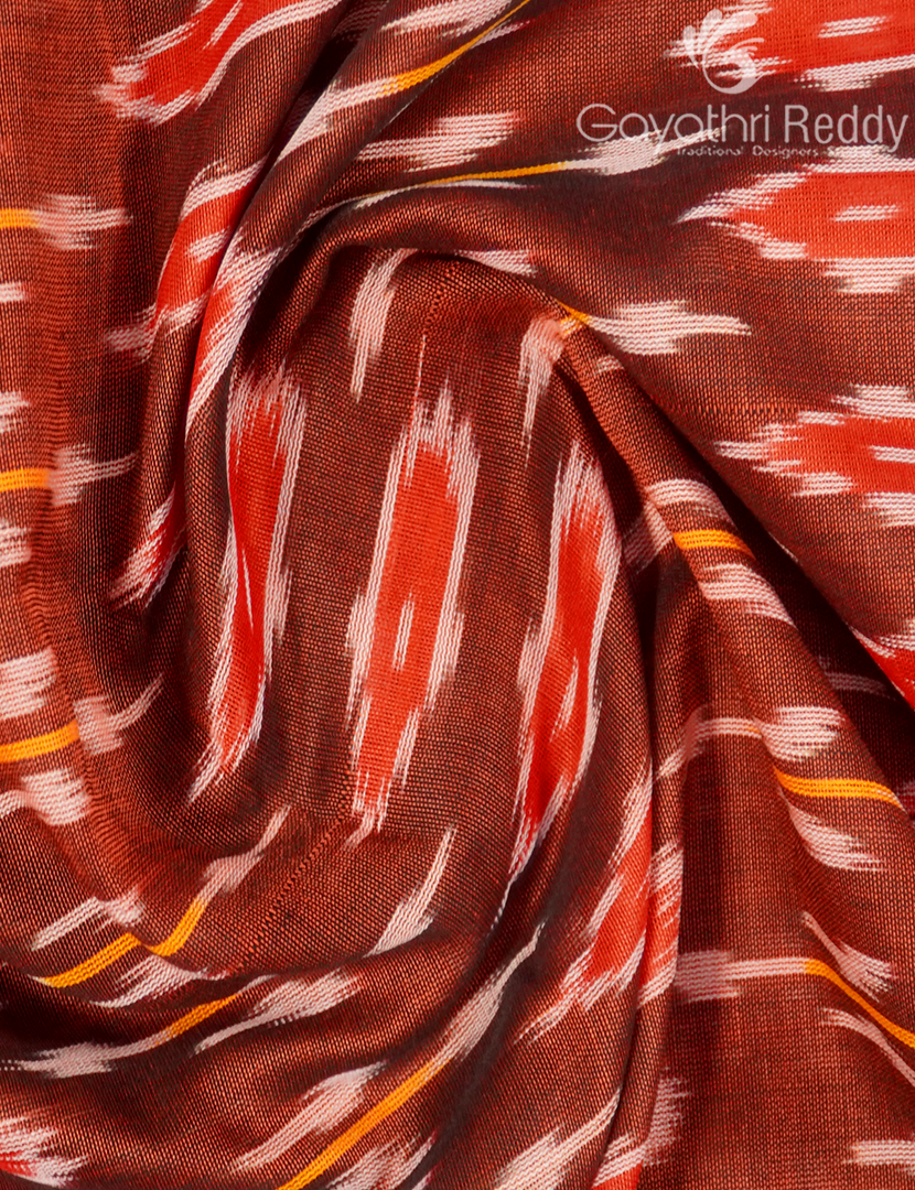 PURE IKKAT COTTON SAREE-IKC1112