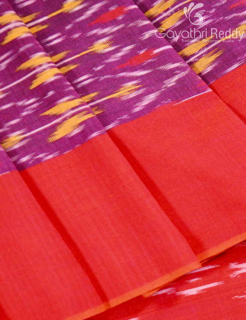 PURE IKKAT COTTON SAREE-IKC1113