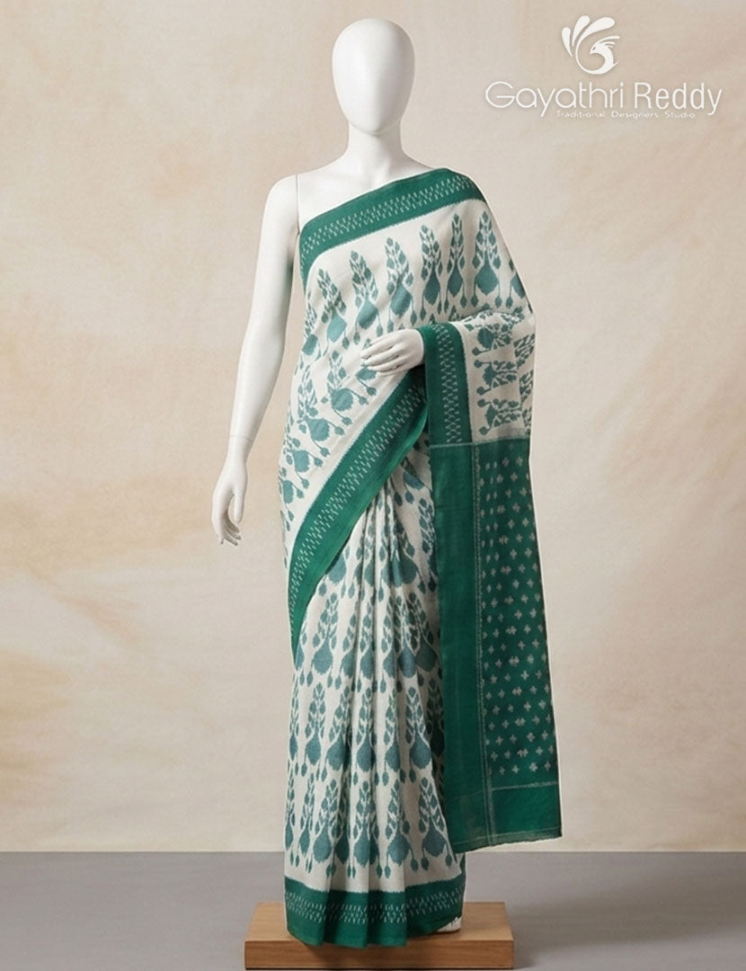 PURE IKKAT COTTON (H.L) SAREE-IKC1051