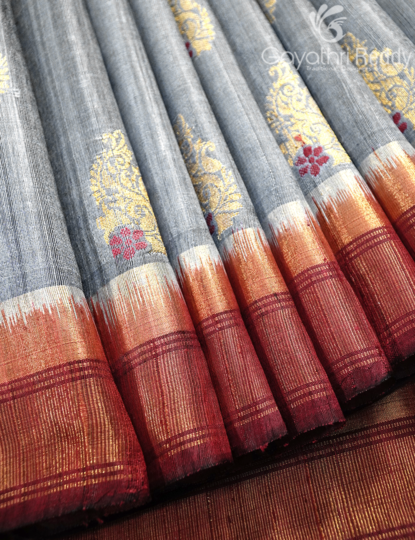 PURE KHADI PATTU SAREE-KHP1221