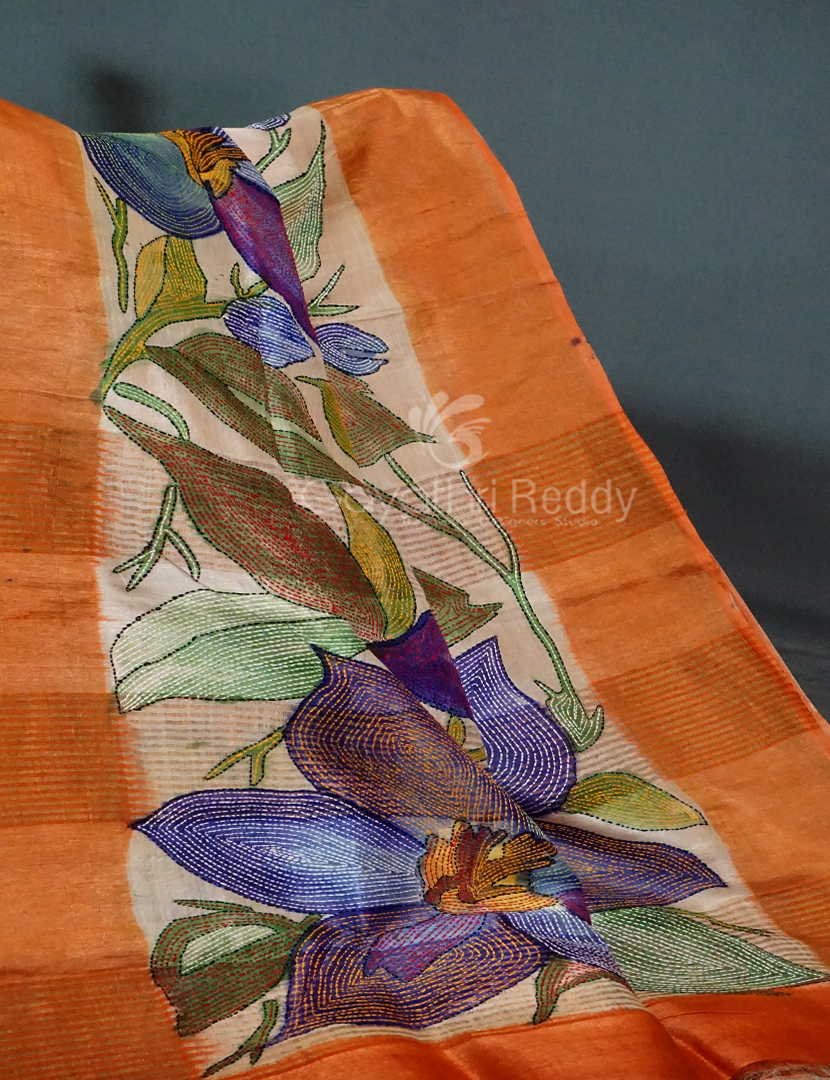 PURE DESI TUSSAR KANTA WORK-TS725