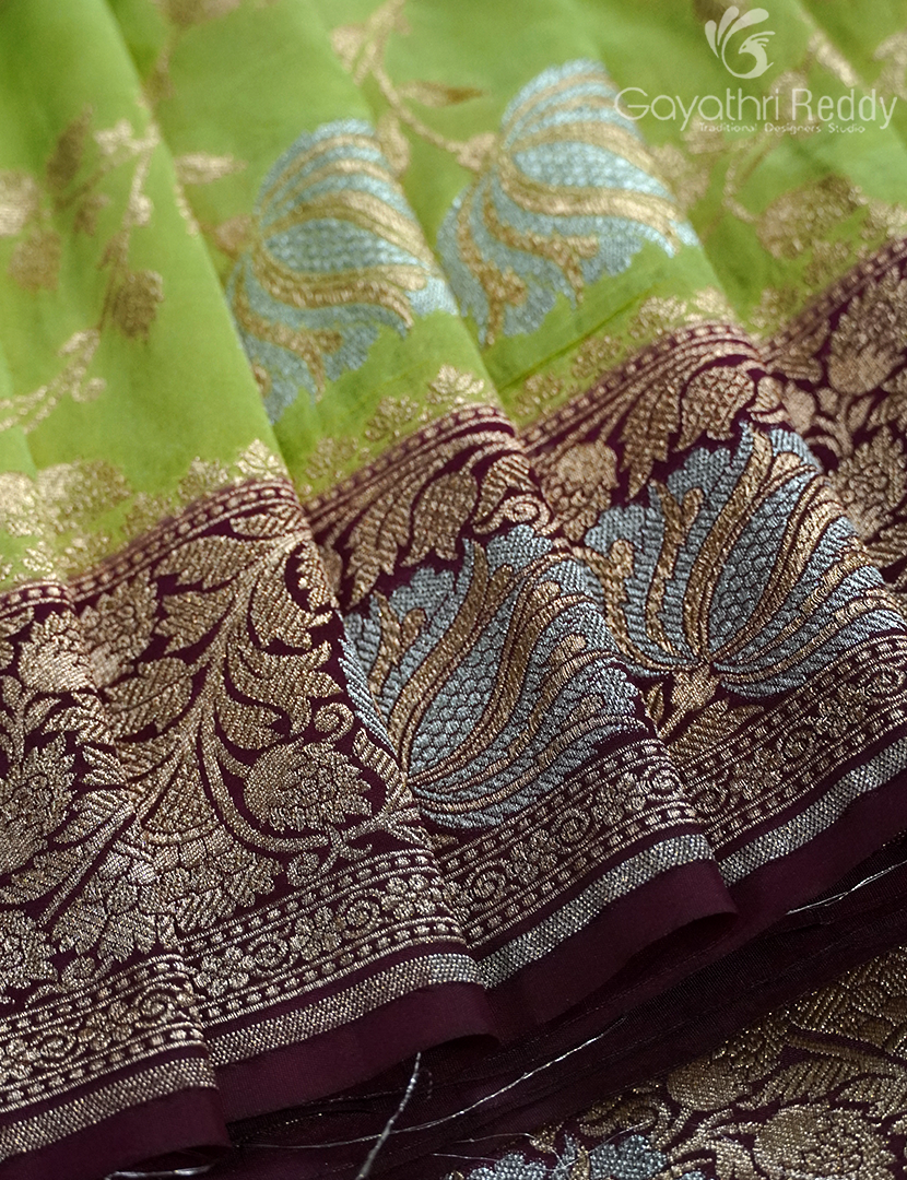 BANARAS KATAN SAREE-SBK687