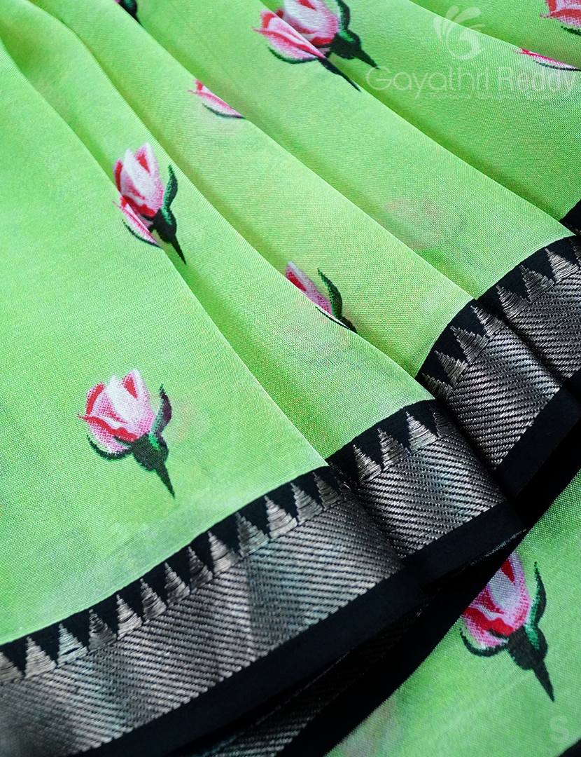 MANGALGIRI PATTU PRINTED SAREE-MGP1115
