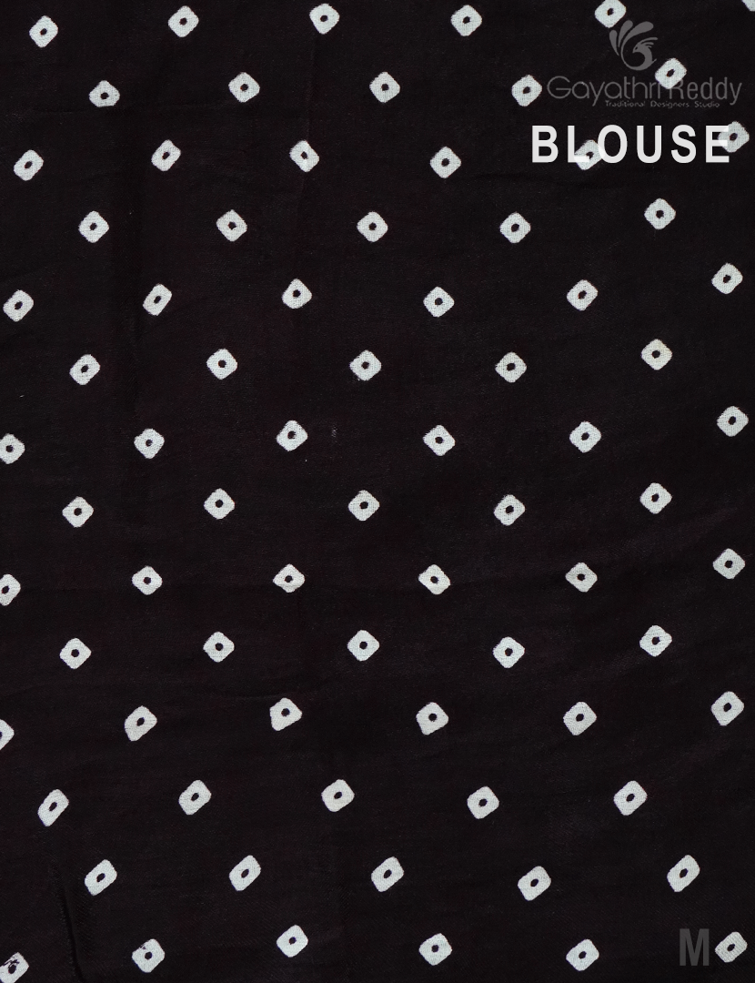 MODAL AJRAKH PRINT SAREE-PMS88