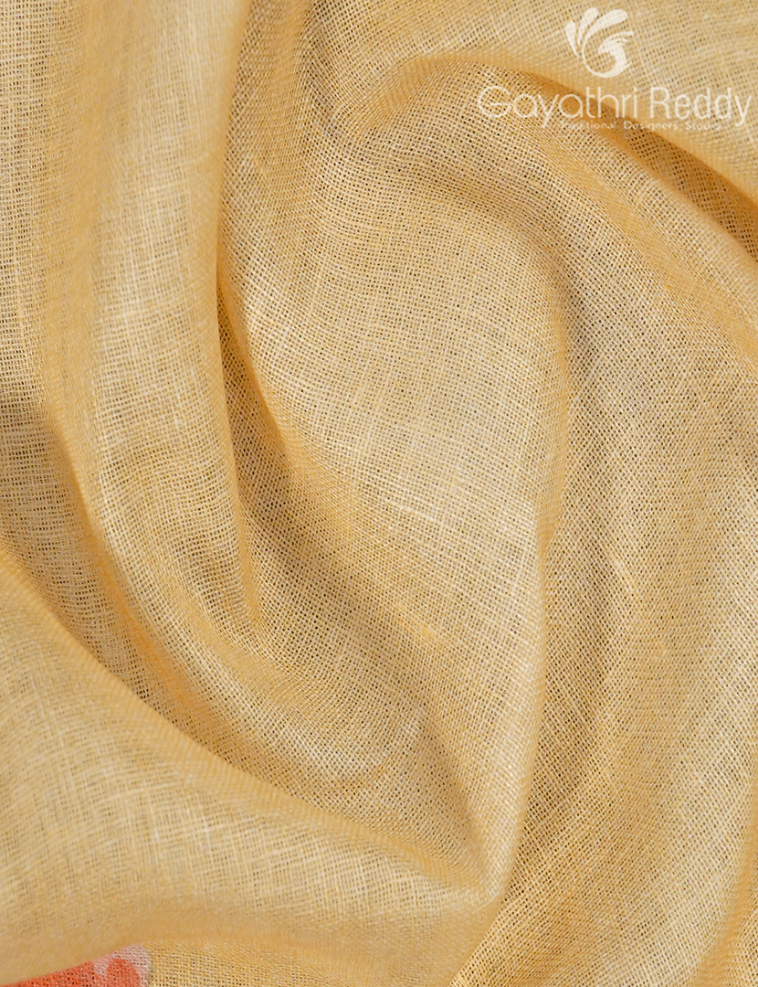 PURE LINEN SAREE-L1433