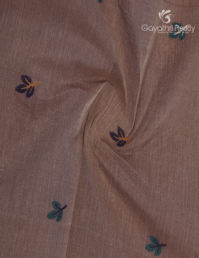 Jamdani Cotton Saree in Beige