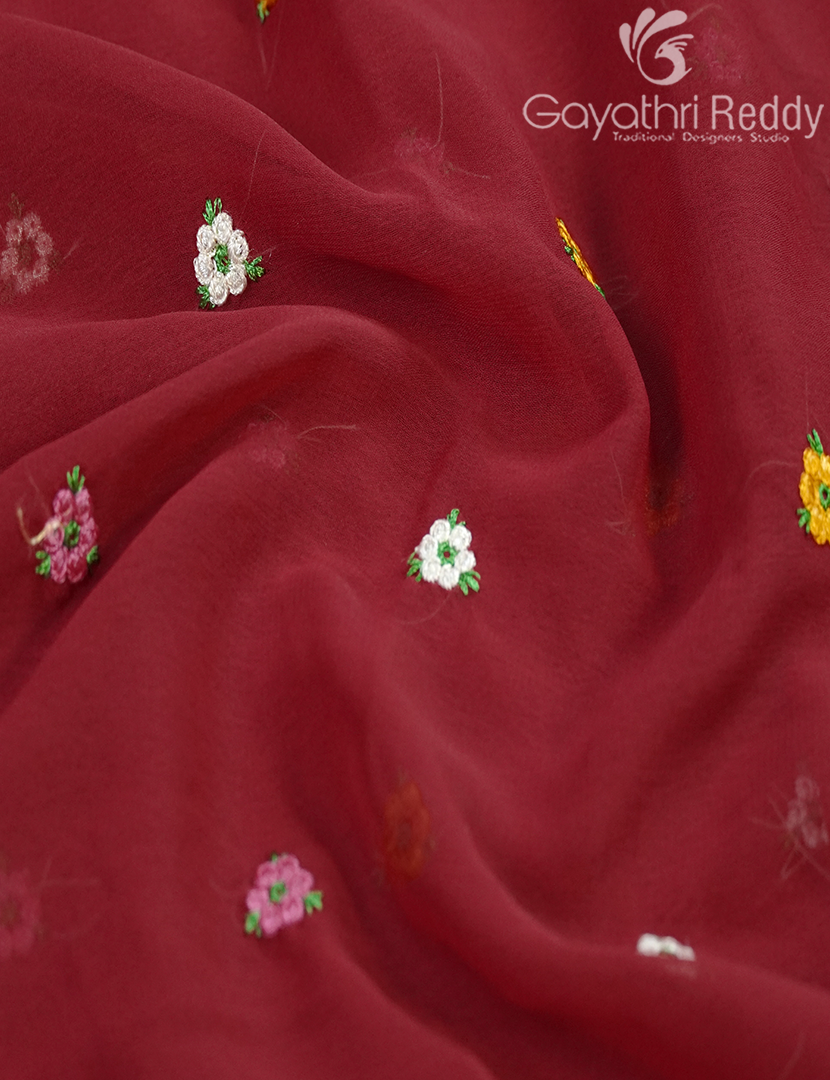 CHIFFON FANCY SAREE-PCF314