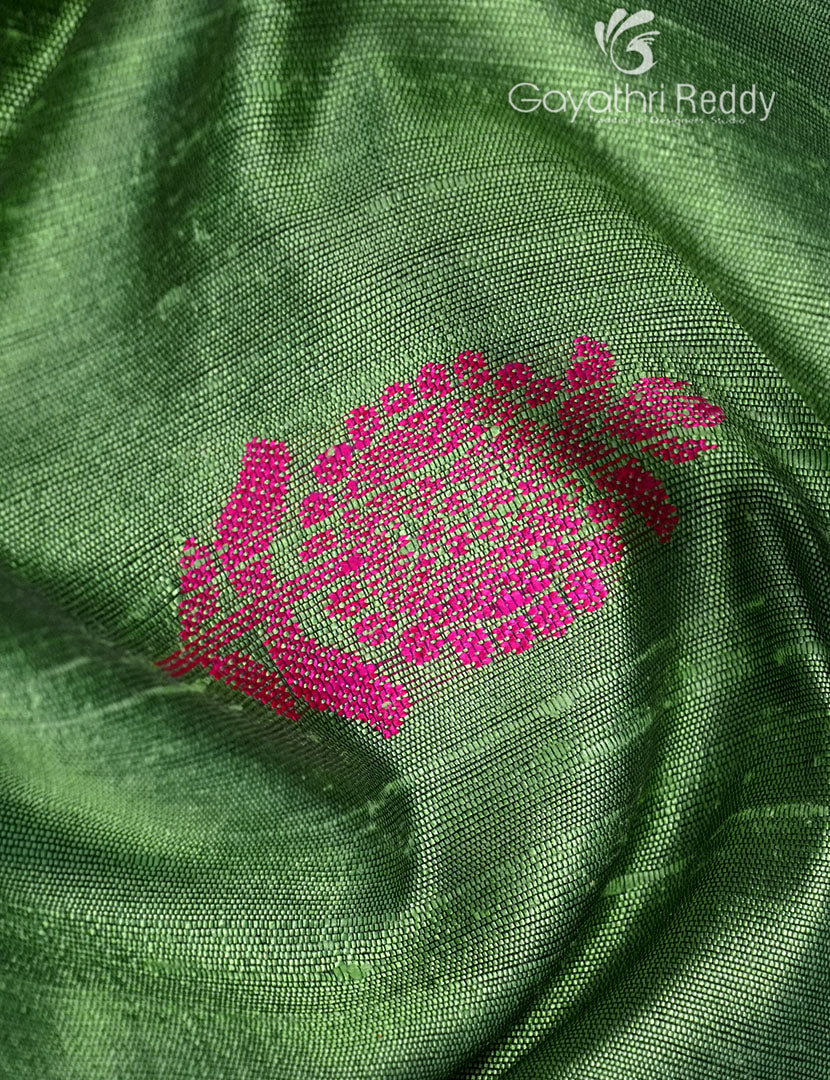 PURE KHADI PATTU SAREE-KHP1307