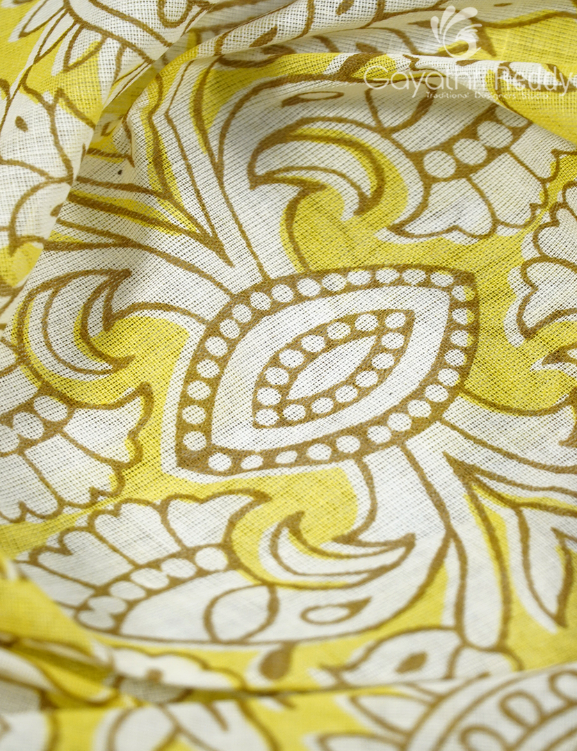PURE KERALA COTTON PRINTED SAREES-CP19