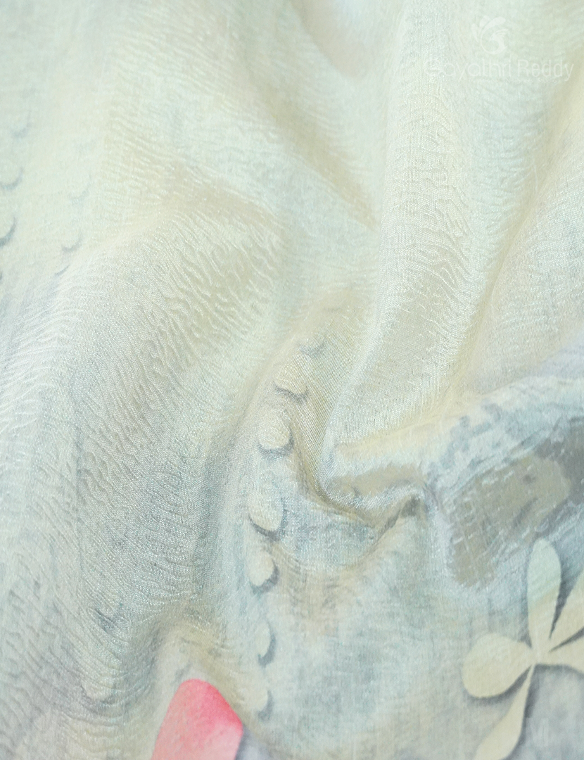 WRINKLE ORGANZA SAREE-OP578