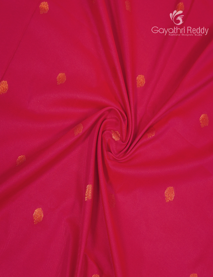 Semi Kanchipuram Art Silk Saree in Pink