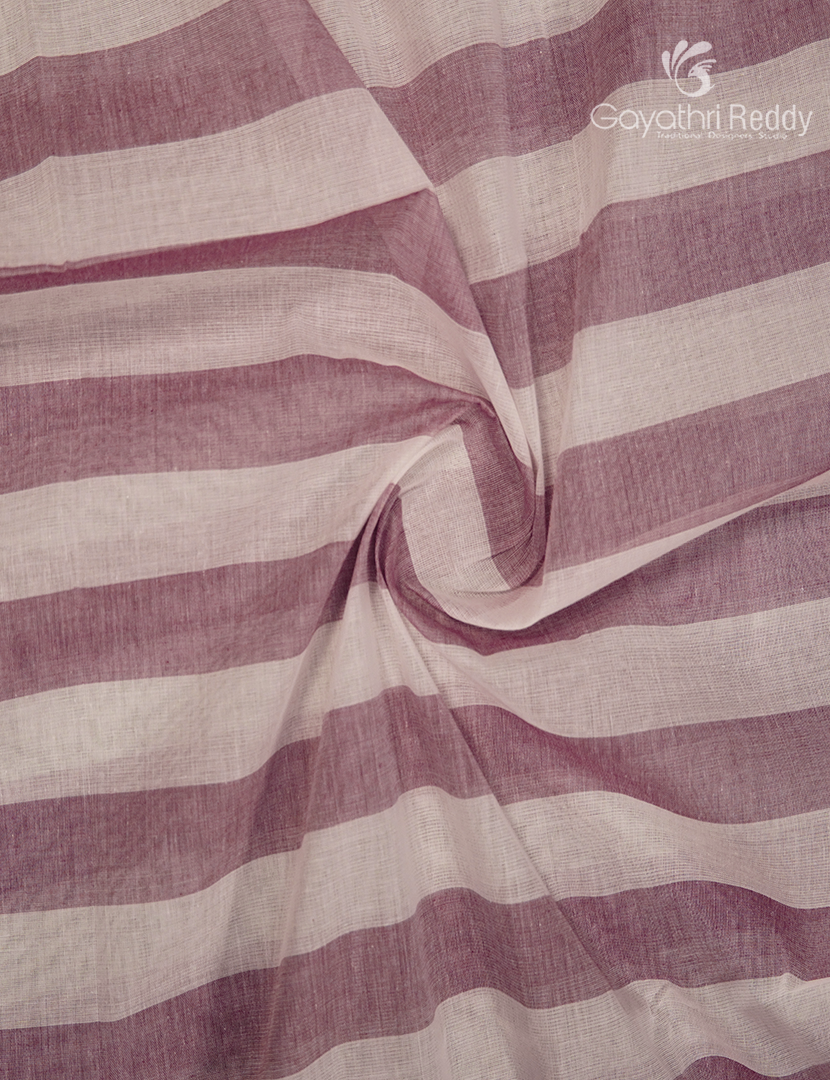 Pure Kanchi Cotton Saree in Cream and Baby Pink