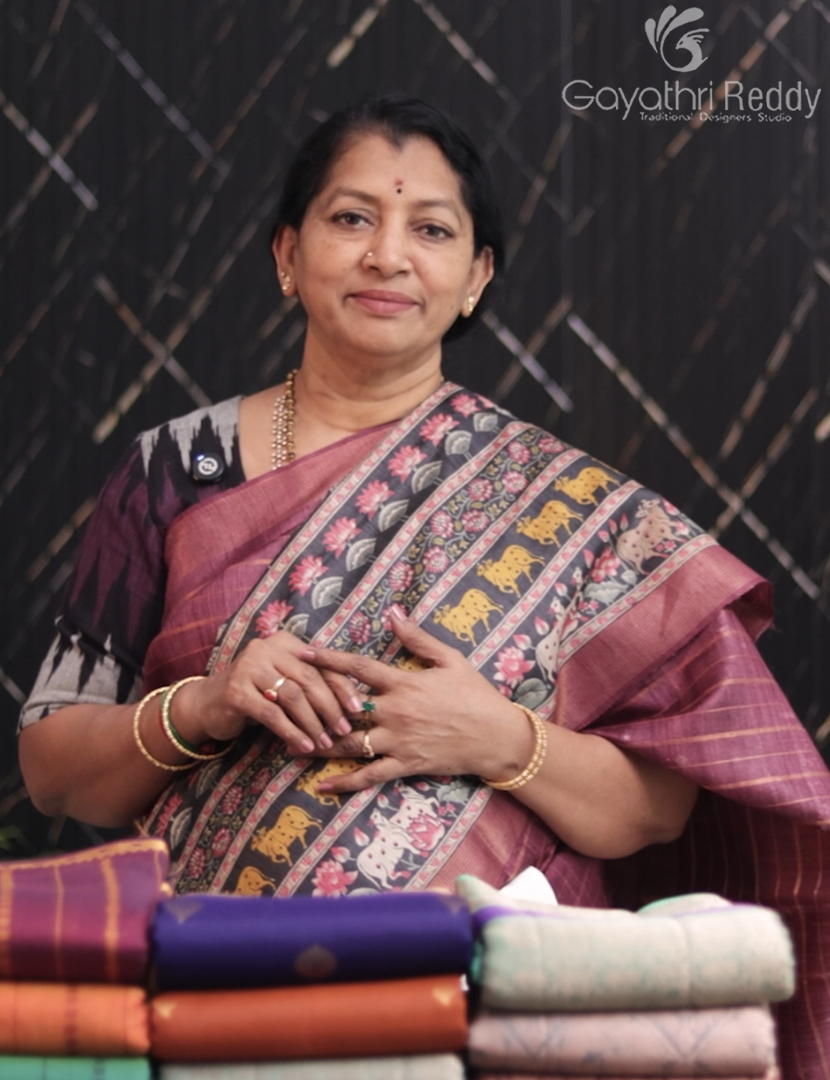 PURE DESI TUSSAR SILK-TS1525