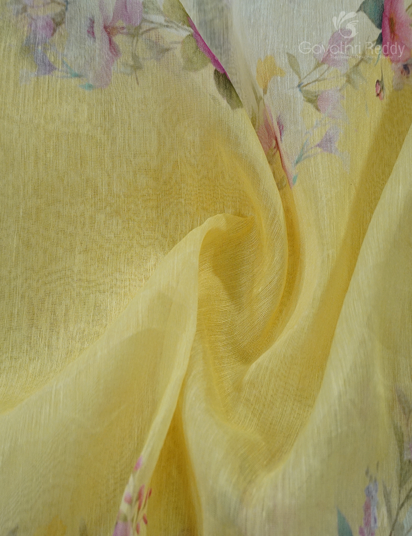 PURE LINEN SAREE-L1348