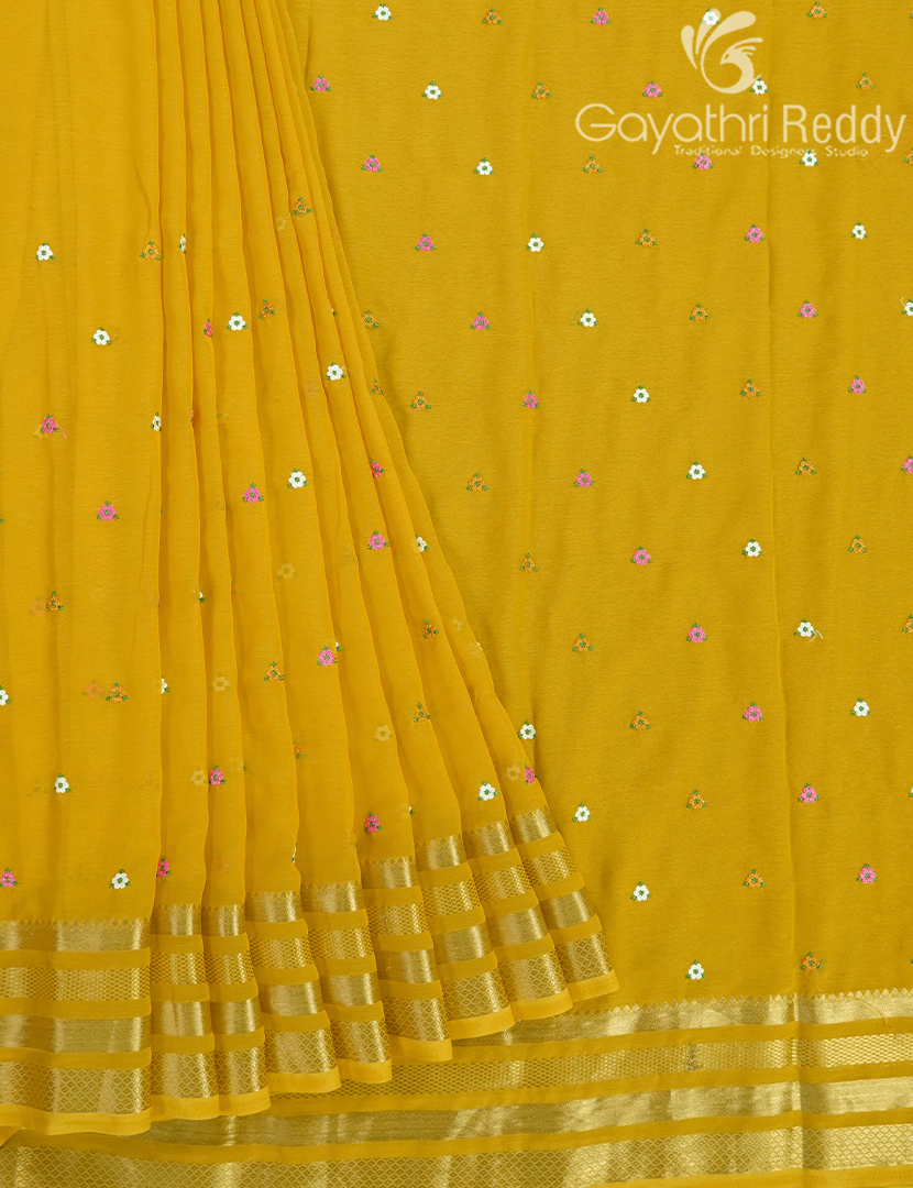 CHIFFON FANCY SAREE-PCF315