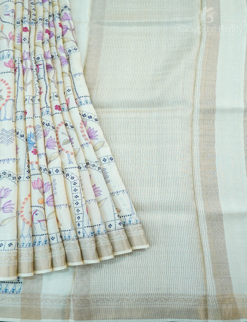 PURE DESI TUSSAR SILK-TS1392