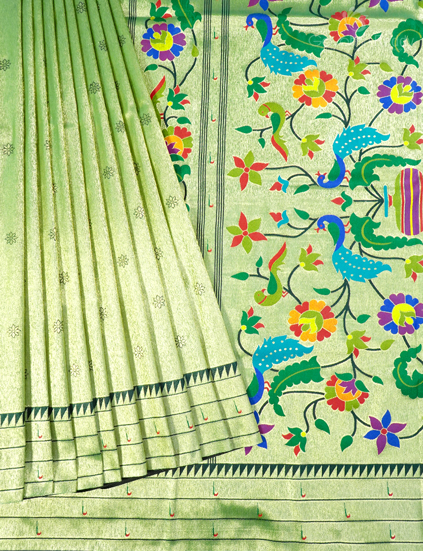 SEMI PAITHANI SAREE-SPS74