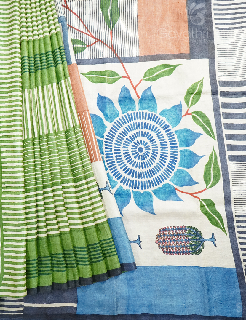 PURE DESI TUSSAR SILK-TS1511