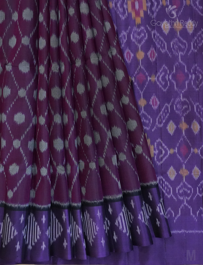 PURE KANCHI IKKAT PATTU-IP631