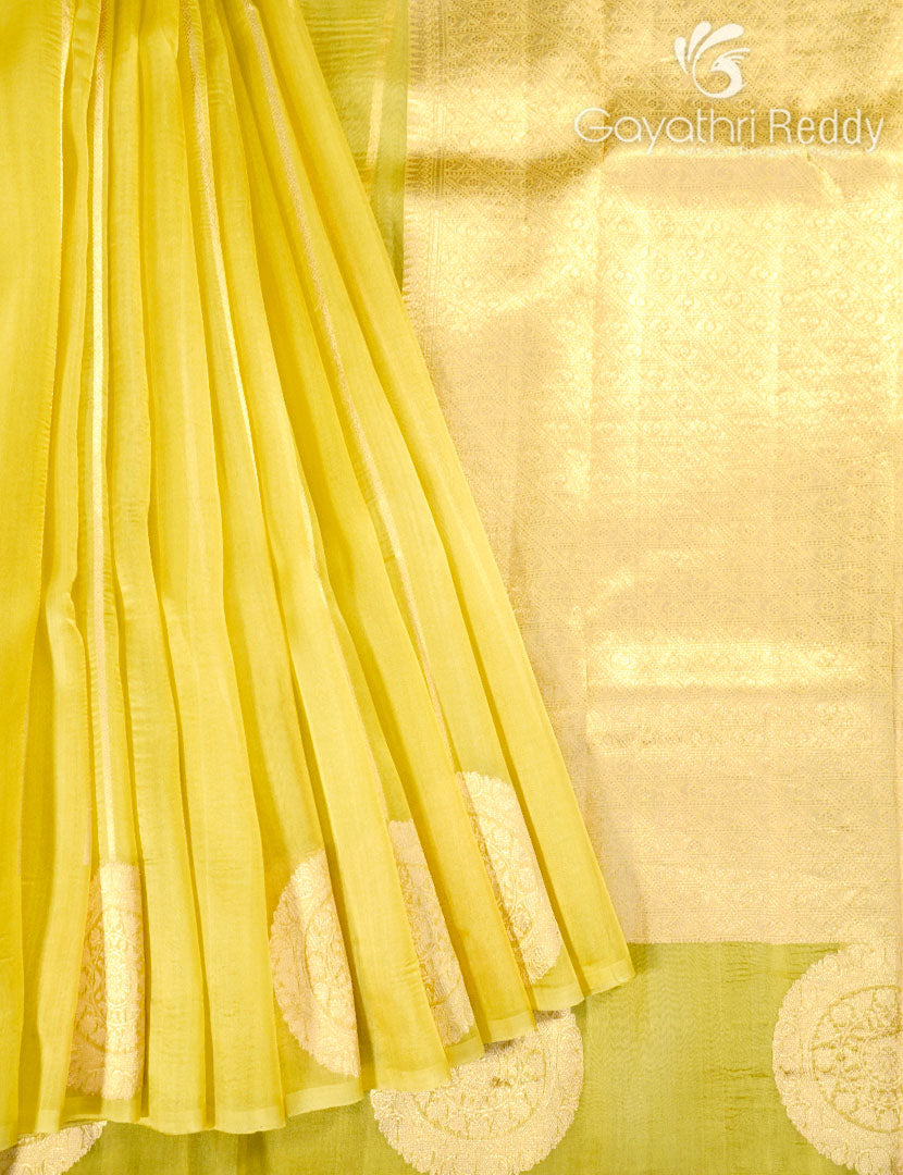 PURE BANARAS KORA SILK-BKS149