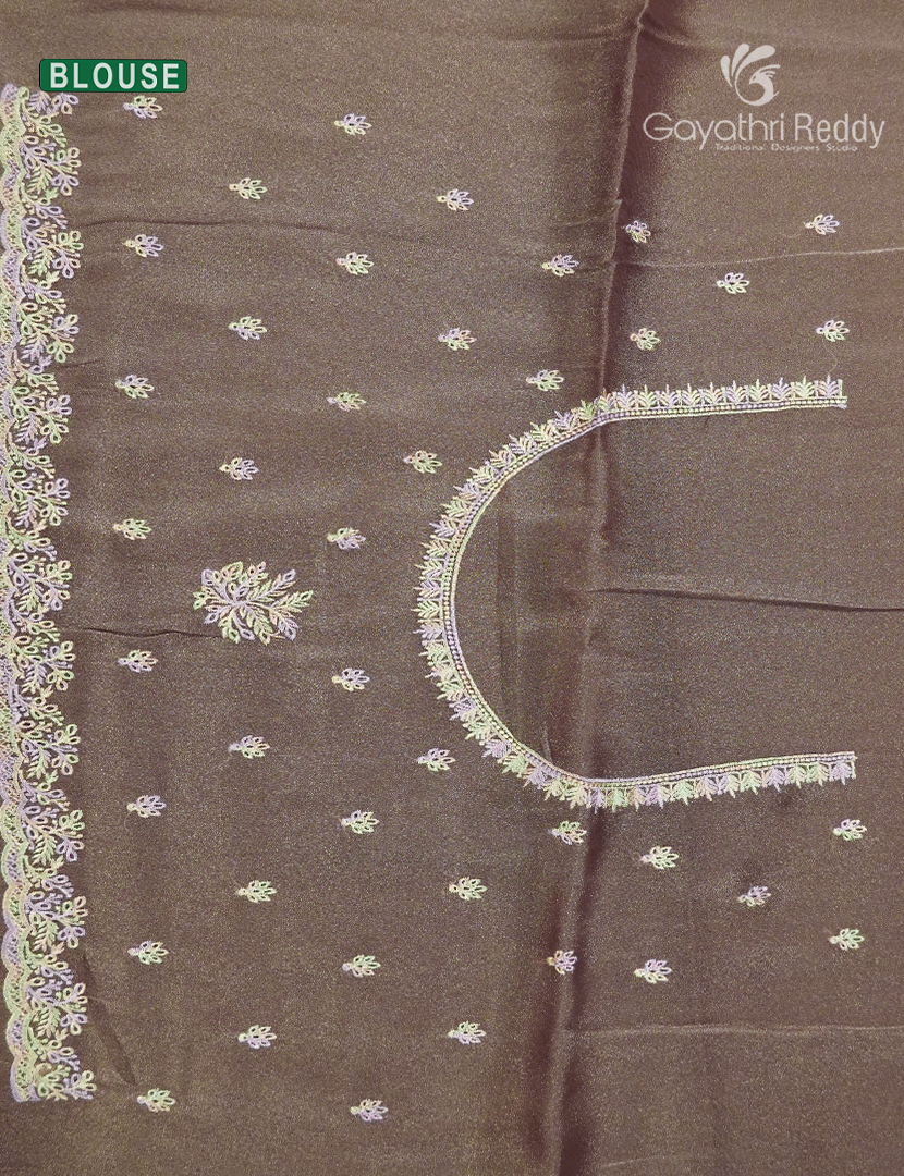 Fancy Saree in Pastel Brown