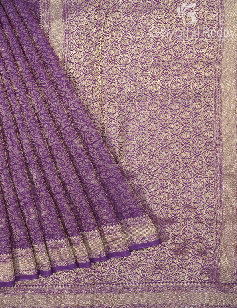 MYSORE CREPE BROCADE SAREE-MCB18