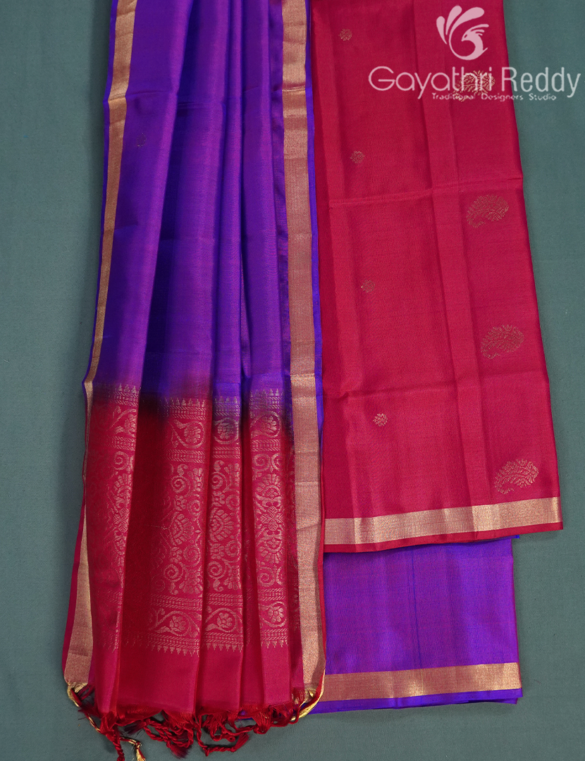 PURE KANCHI PATTU (D.M) 3PC-KPDM36