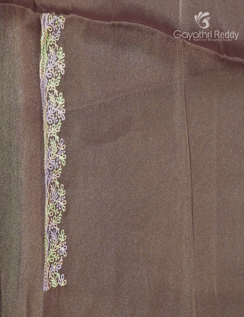 Fancy Saree in Pastel Brown