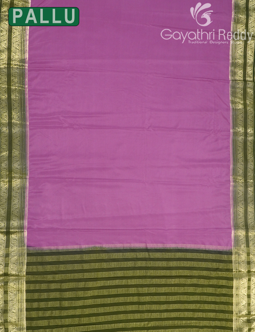 SEMI MYSORE CRAPE SAREE-SMC365