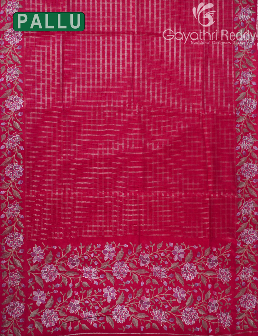 KHADI SILK WORK SAREE-KSW77