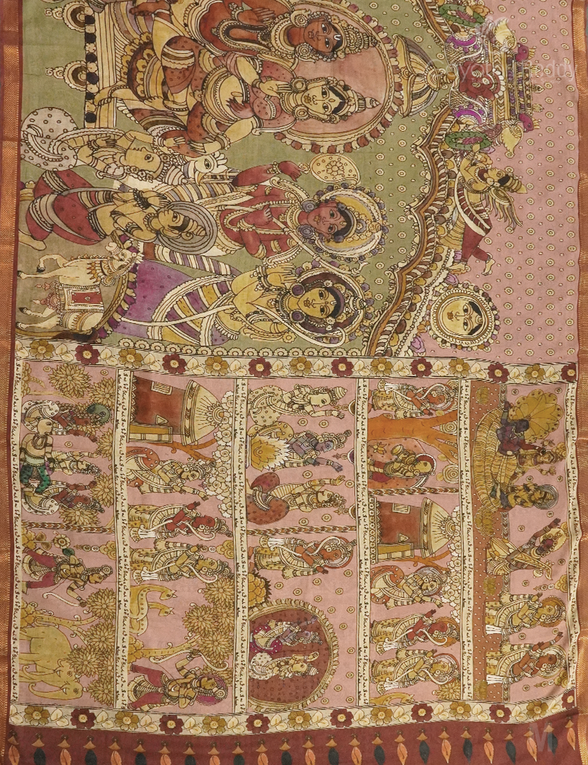 PURE KALAMKARI KHADI COTTON-KKC122