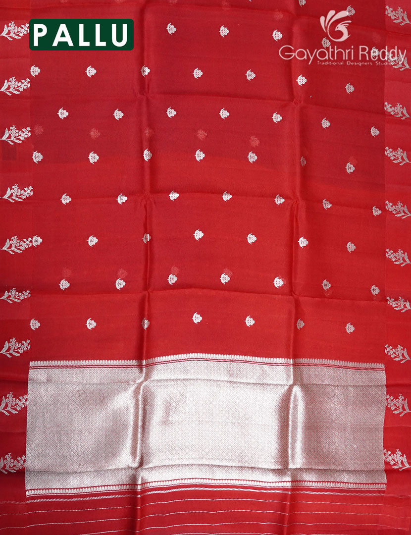 PURE BANARAS KORA SILK-BKS140