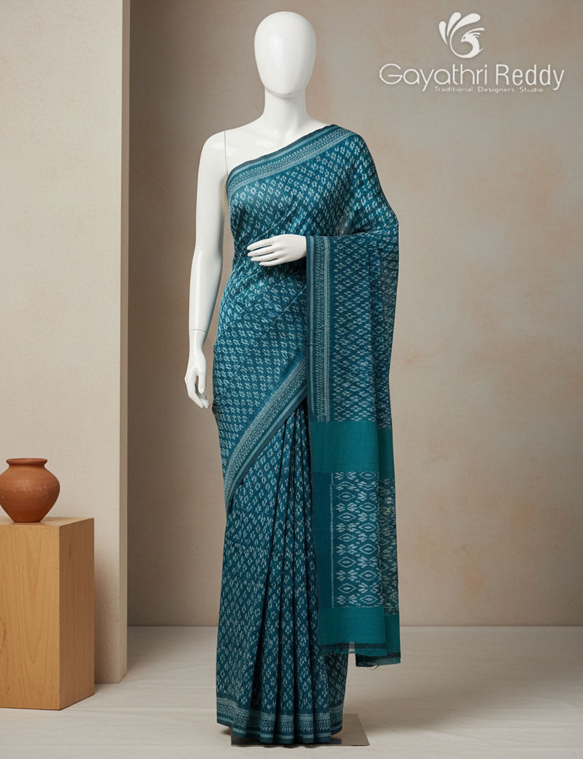 PURE IKKAT COTTON (H.L) SAREE-IKC1048