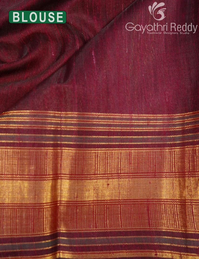 PURE KHADI PATTU SAREE-KHP1360
